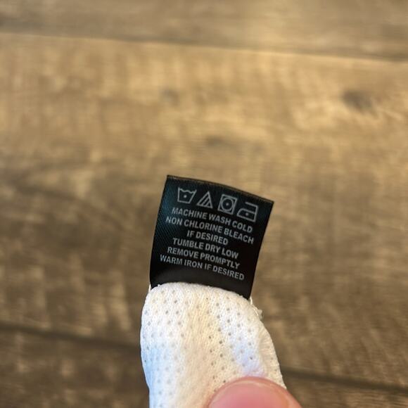 NWOT NFL Oakland Raiders Women's Soft Mesh Jersey Varsity Tee Shirt Size L - Picture 7 of 7